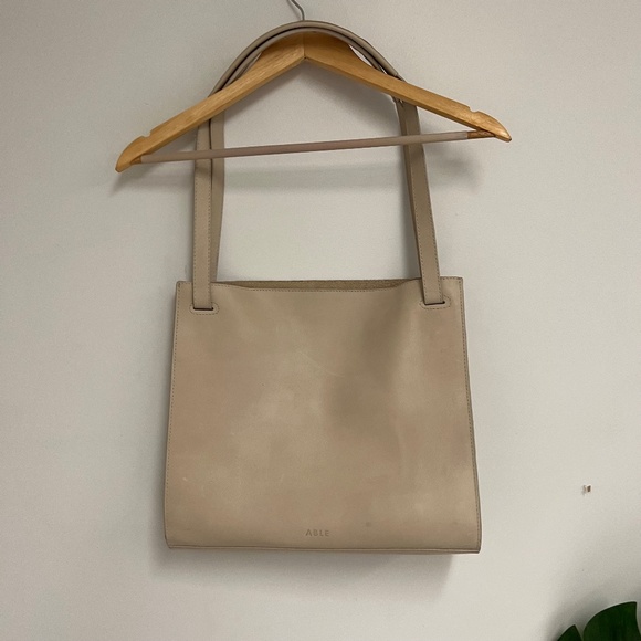 ABLE leather tote shoulder bag - Picture 3 of 7